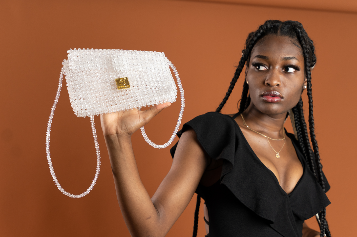Nayo Crossbody - Transparent White