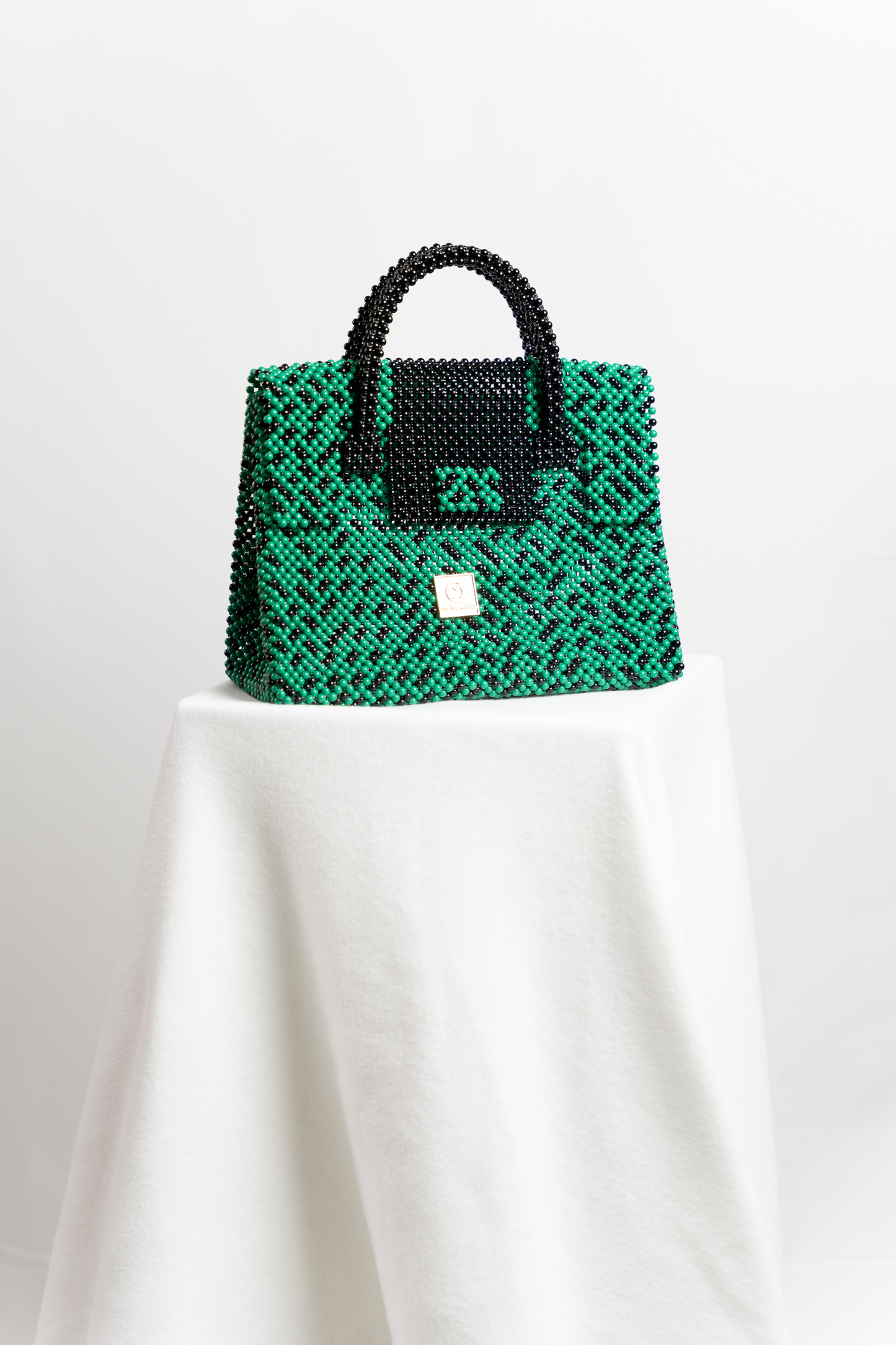 Kemi Beaded Bag - Green